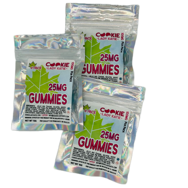 Gummies 25mg (100mg pack)