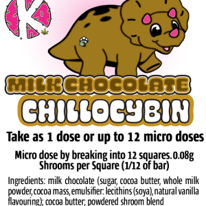RAWR Milk Chocolate Chillocybin Bar 3.5g
